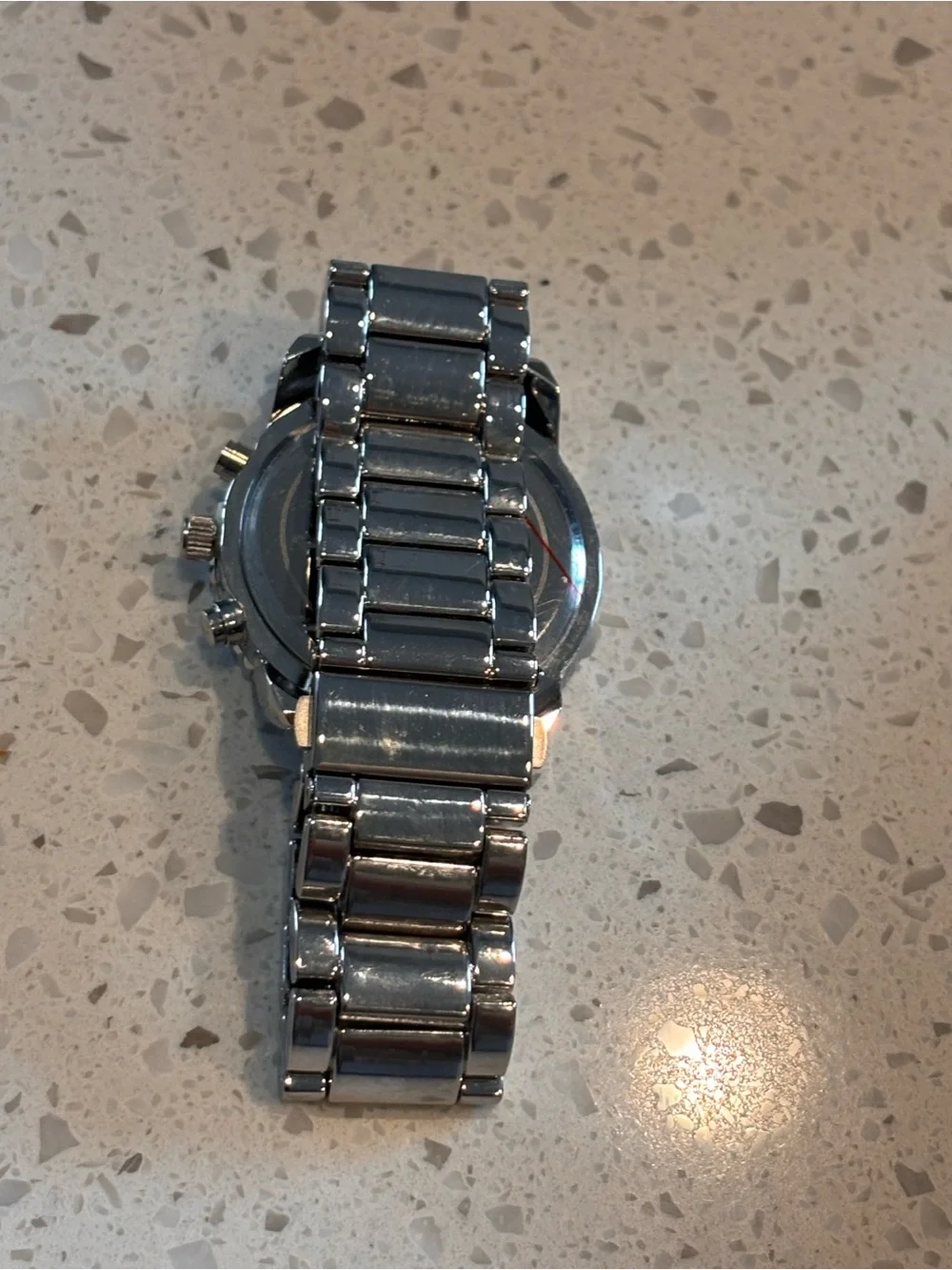 Geneva Silver Bracelet Men's Watch